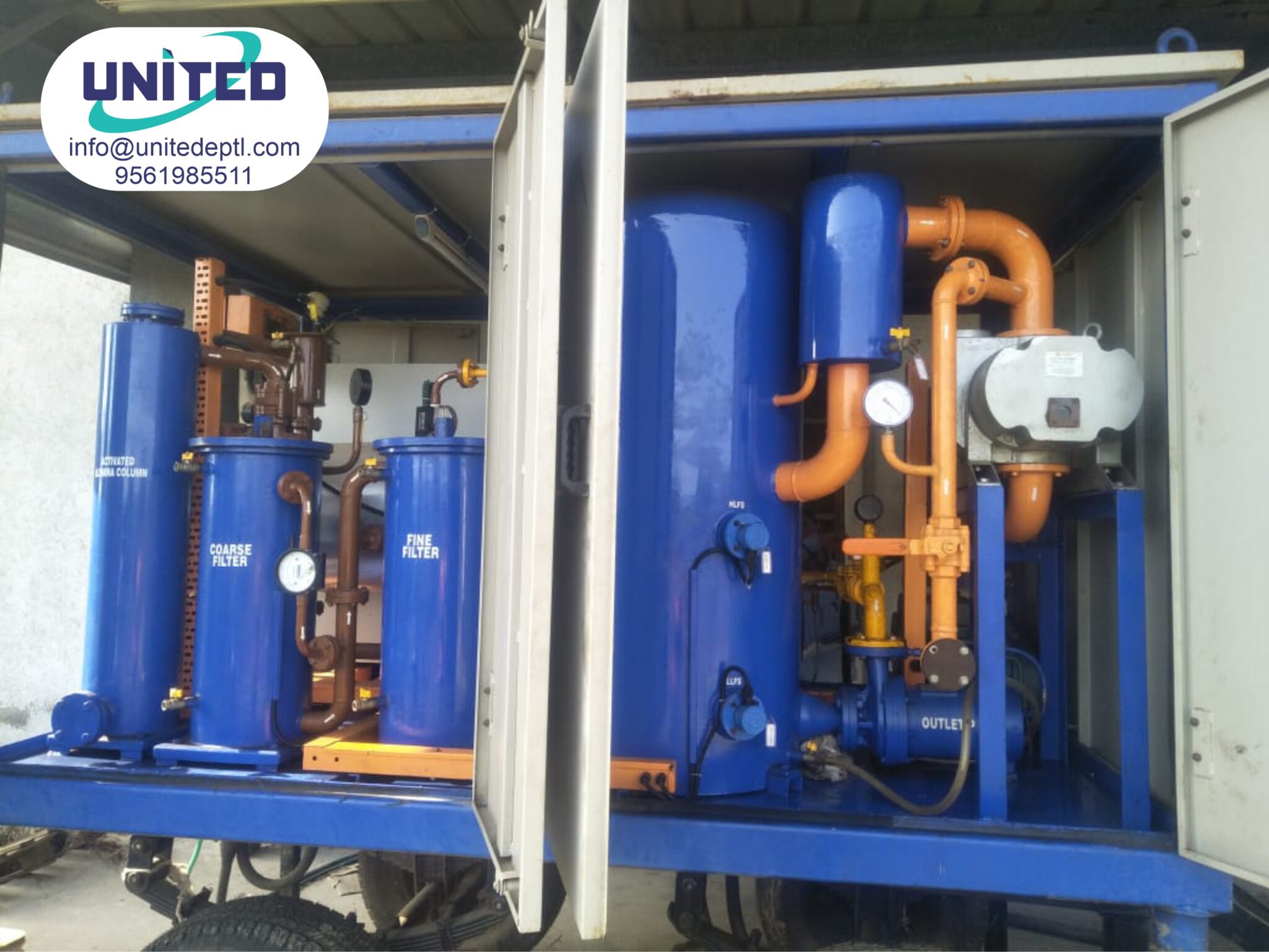 Transformer Oil Filtration Plant United Electrical Technology Private